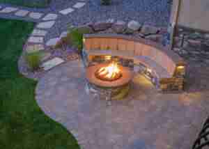 outdoor fire pit San Diego, backyard san diego, custom Fire Pits- Sunny Builders Group