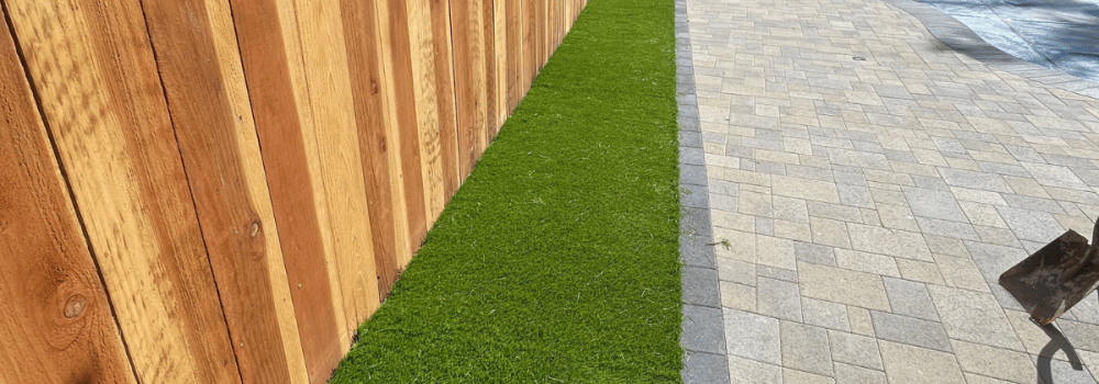 Side Of Backyard Remodeled